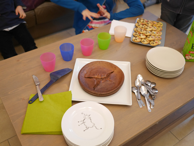 Une belle table pour le coding goûter