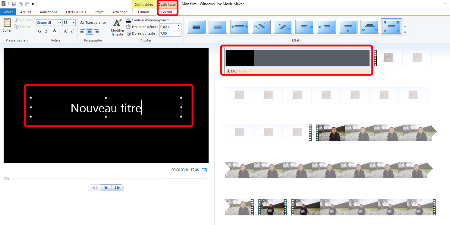 Comment Faire Un Titre Sur Une Video Mp4 Tuto pour faire un montage vidéo avec Movie Maker